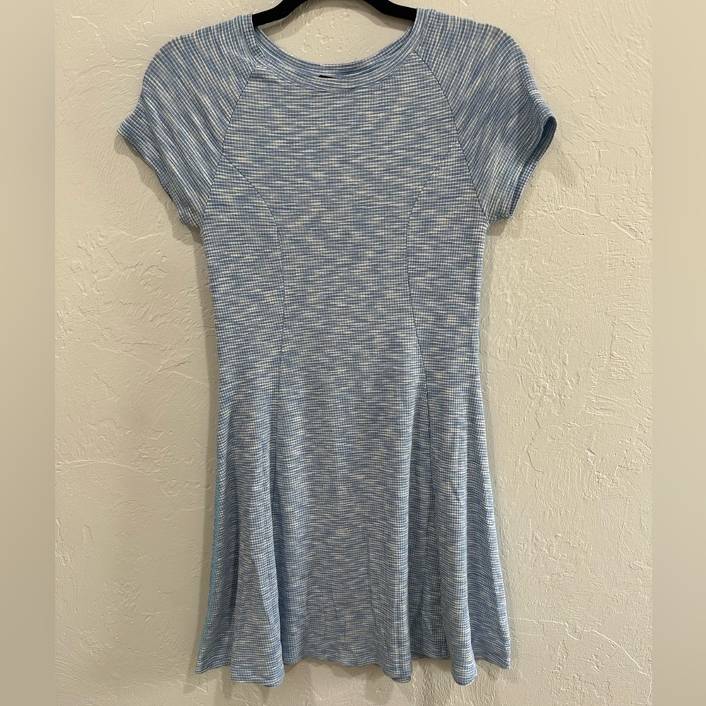 Topshop ribbed skater fit & flare dress size 8 - Picture 1 of 6